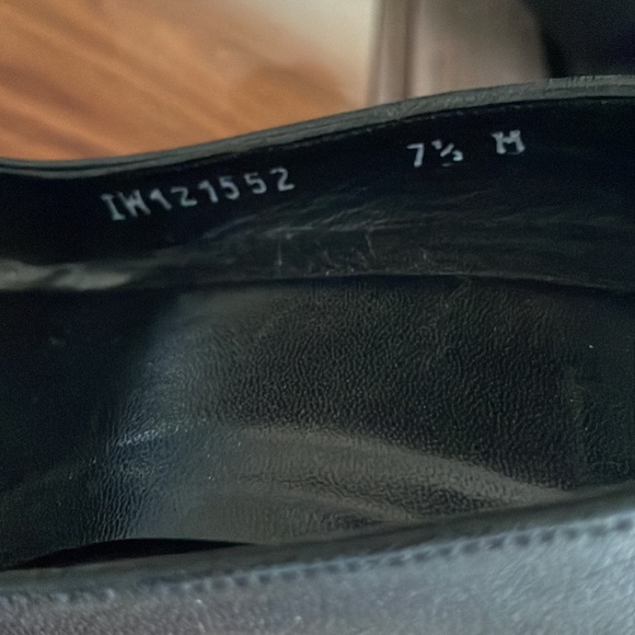 Stuart Weitzman 7.5 Black Leather Platform Heel! Read Description 4 Condition! - Picture 17 of 17